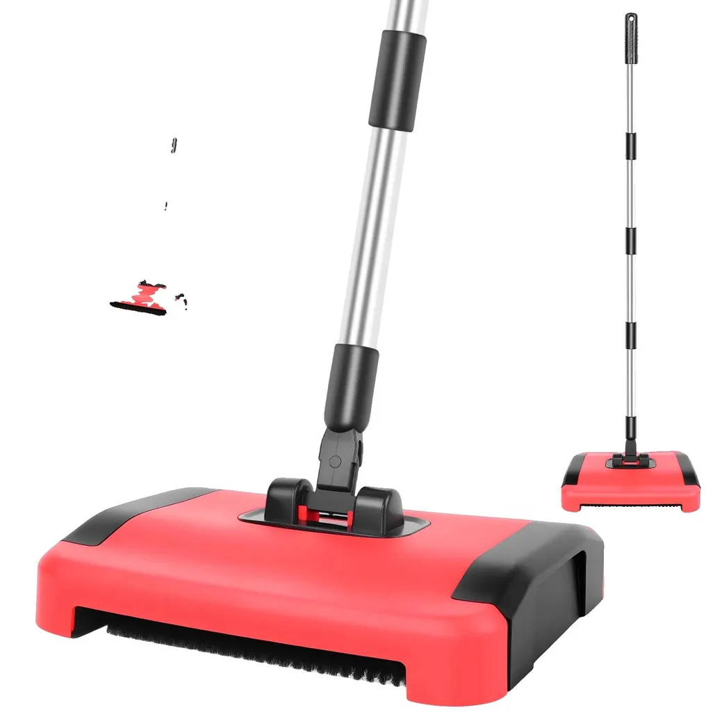 Nettoyez vos tapis sans effort avec cette brosse pivotante en inox