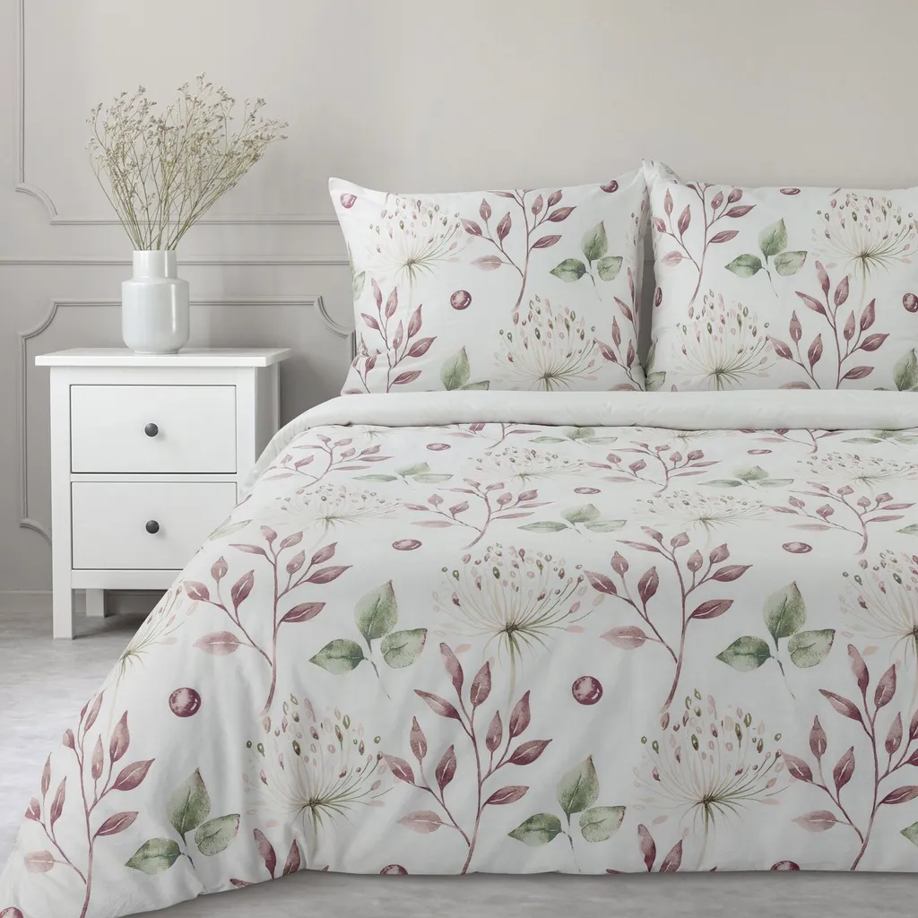 Recensione Eurofirany Sonia 36 Cotone 220x200 Bianco Verde Foglie