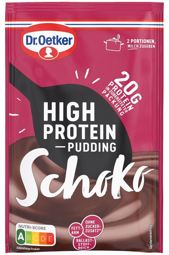 Oetker Budino ad alto contenuto proteico al cioccolato Immagine del prodotto 