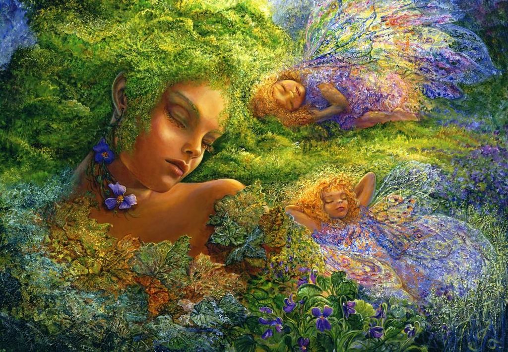 Grafika Puzzle Moss Maiden - 1000 Teile Legespiel Multicolor