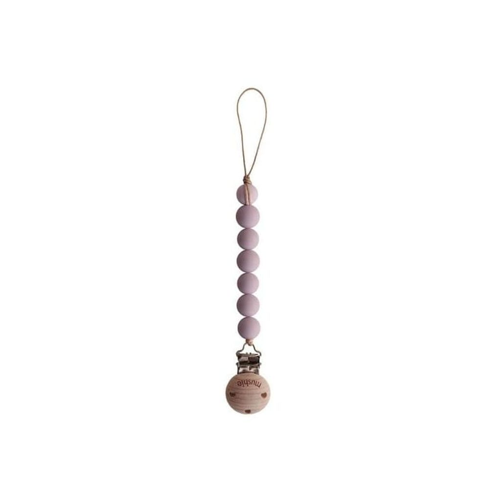 Schnullerkette Halo Mauve Mushie