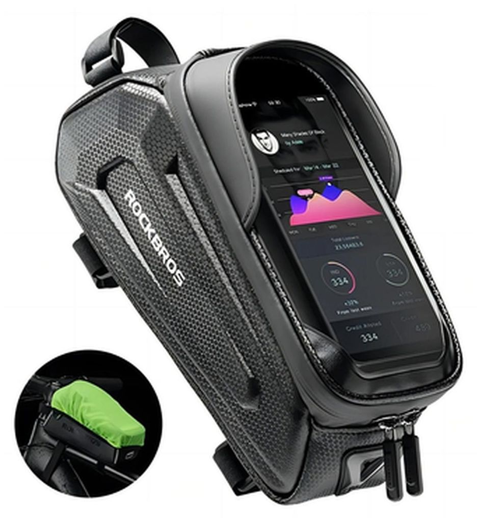 Rockbros B68 Borsa per telaio bici Tasca per telefono 1,7l Immagine del prodotto 