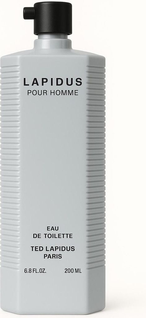 Ted Lapidus - Lapidus pour homme Gris - Eau de Toilette pour homme 200ml