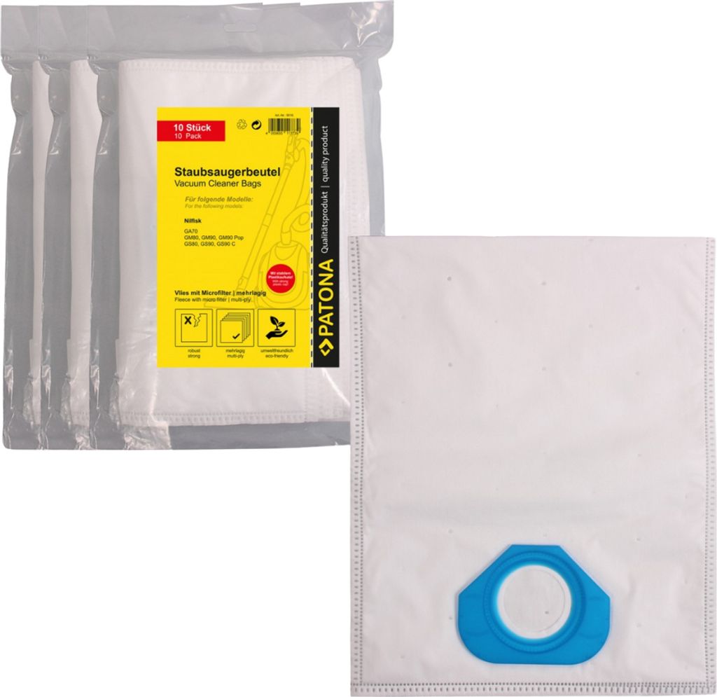 30x Mehrlagiger Vlies Staubsaugerbeutel kompatibel Nilfisk GA70 GA 70 GA70 GM 80 90 90 Pop GA70 GS 80 90 90