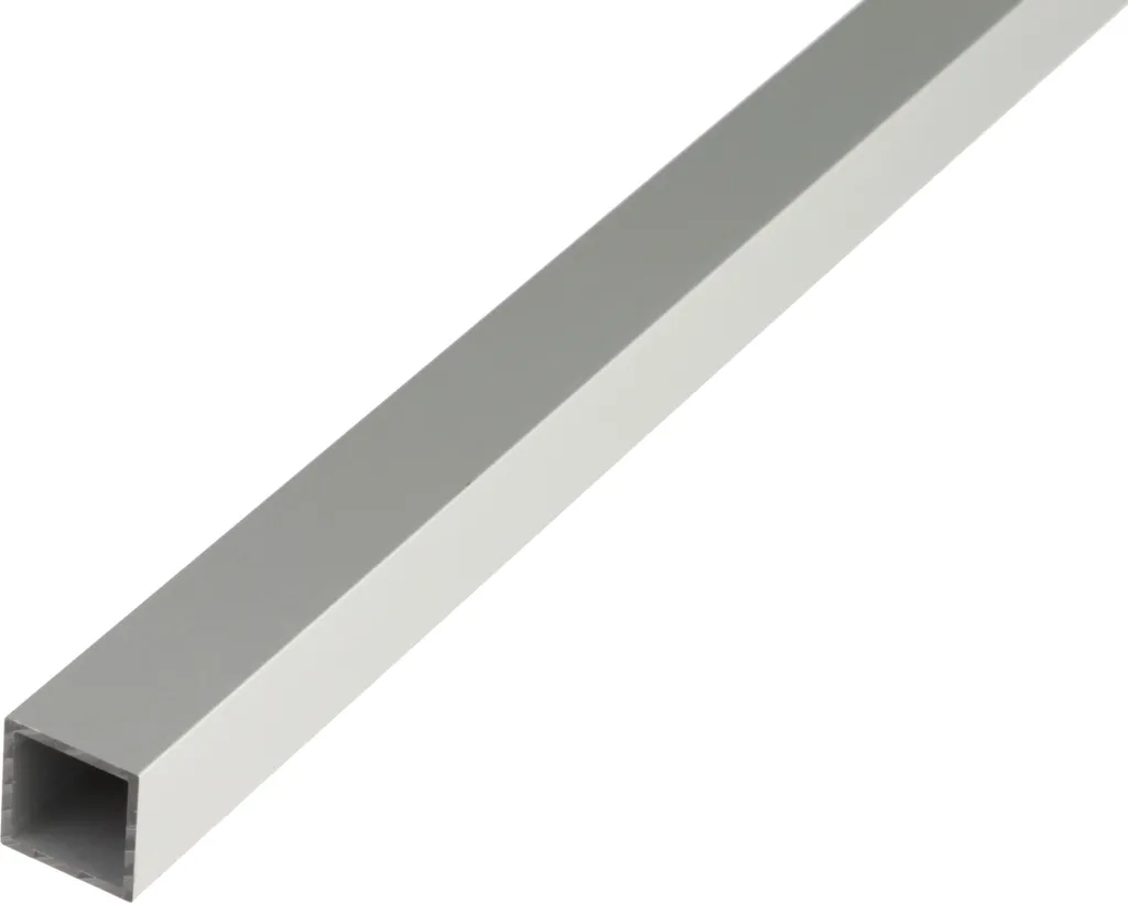 Profilé alu carré 40x40 anti-rouille pour rénovation durable lot de 2
