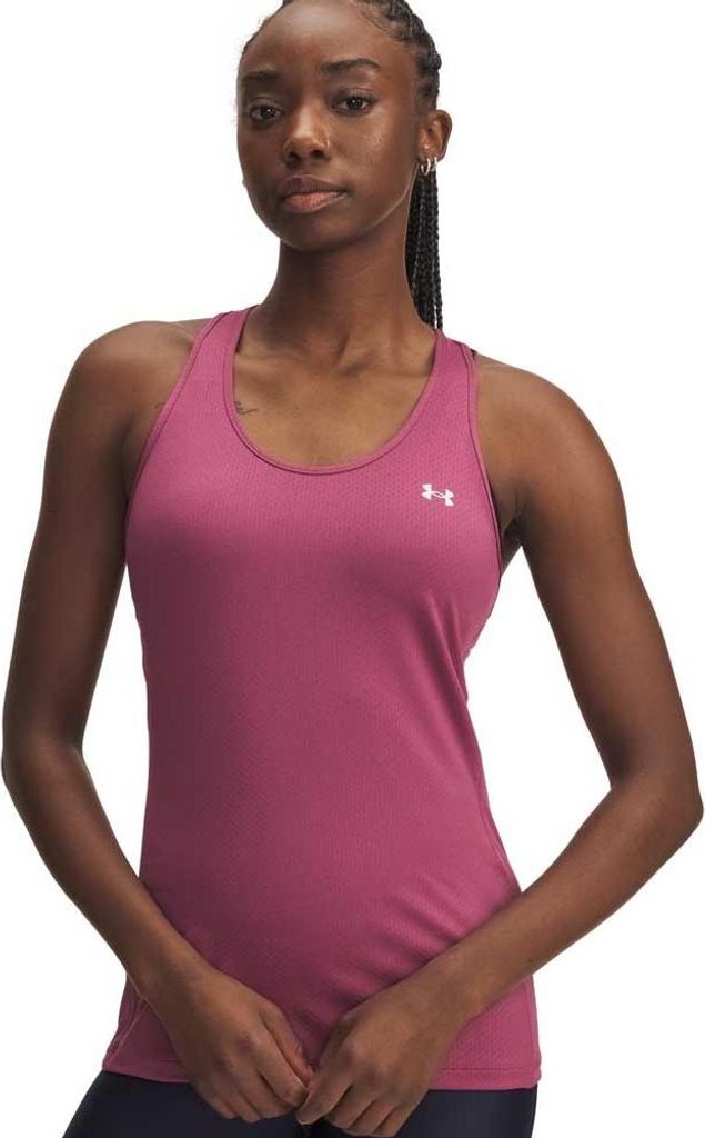 Under Armour Heatgear Armour Racer ärmelloses T-shirt Rosa XL Frau Rosa XL