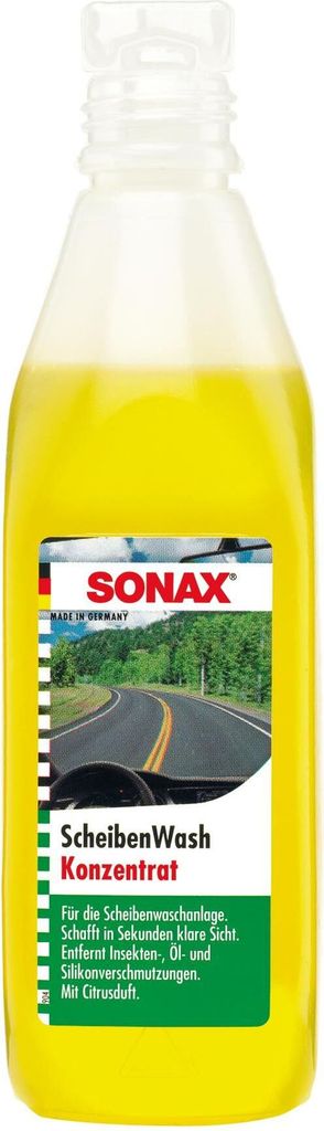 SONAX ScheibenWash Konzentrat mit Citrusduft 250 ml Produktbild 