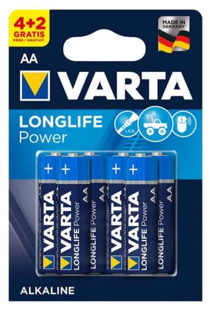 Alkali-Mangan-Batterie Varta 4906 AA 1,5 V 6 uds