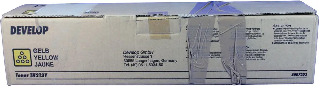 Toner Jaune Develop TN213Y (A0D72D2) pour imprimante laser de haute qualité