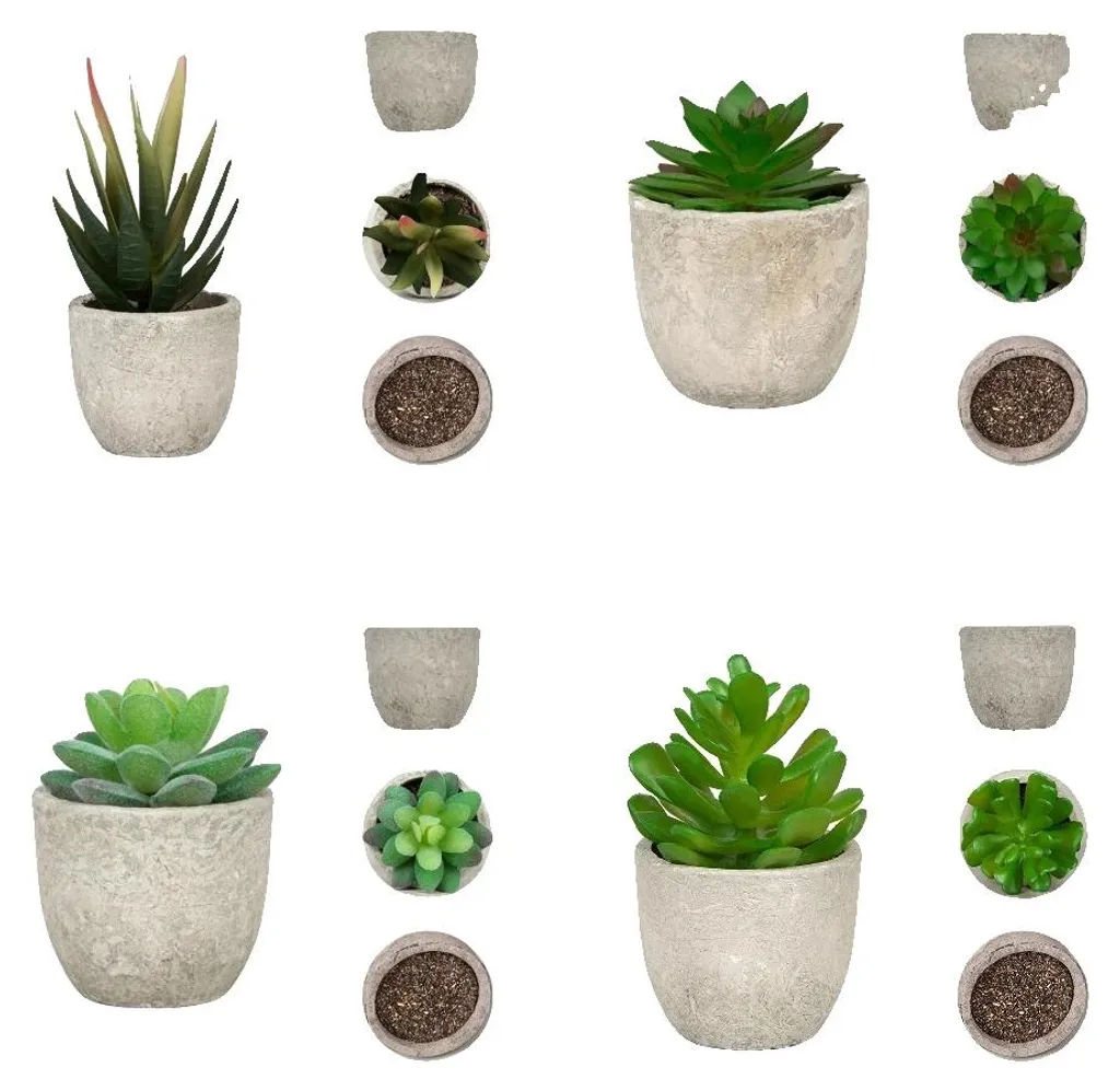 Mini-plantes artificielles : Finissez-en avec les plantes qui fanent