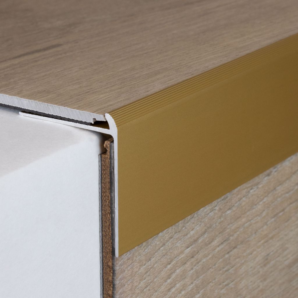 PROVISTON | Treppenkanten- & Winkelprofil | Aluminium | 40 x 40 x 1000 mm | Silber