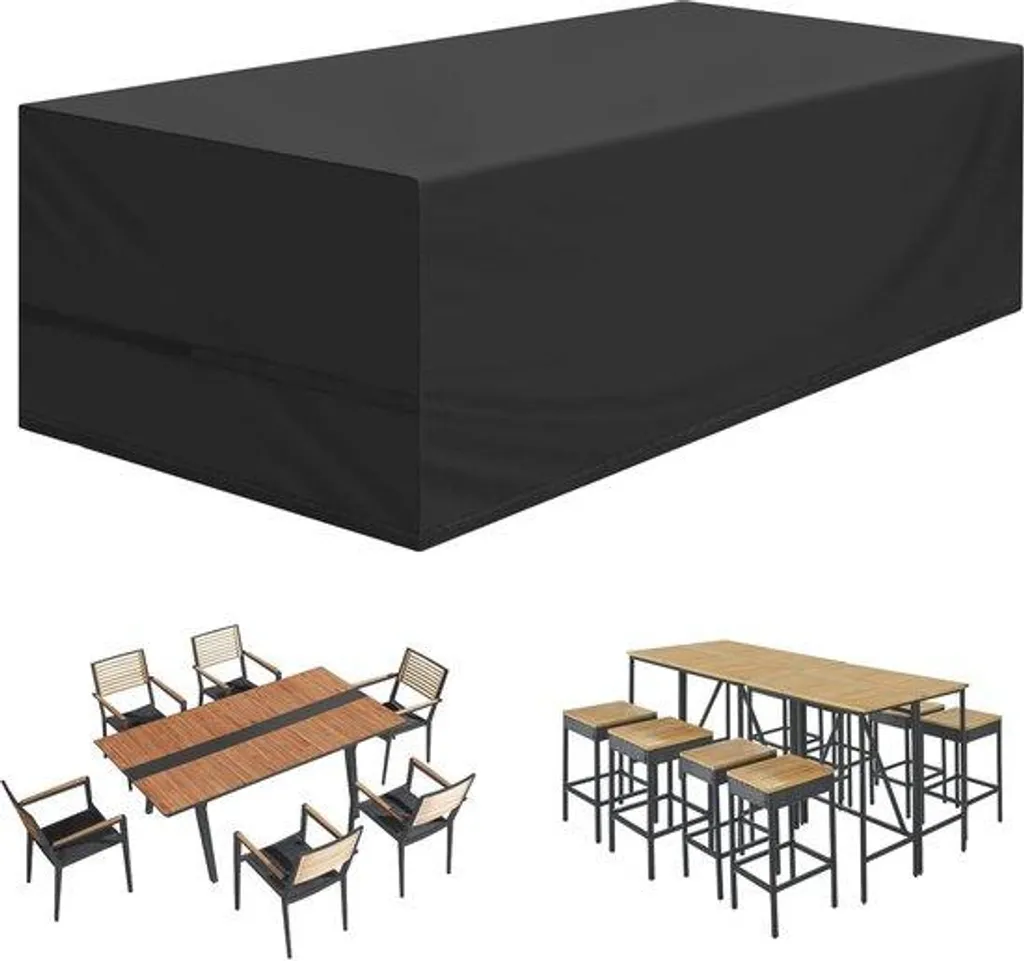 Housse Hivernale Mobilier de Jardin 308x138x98 cm Protection Totale