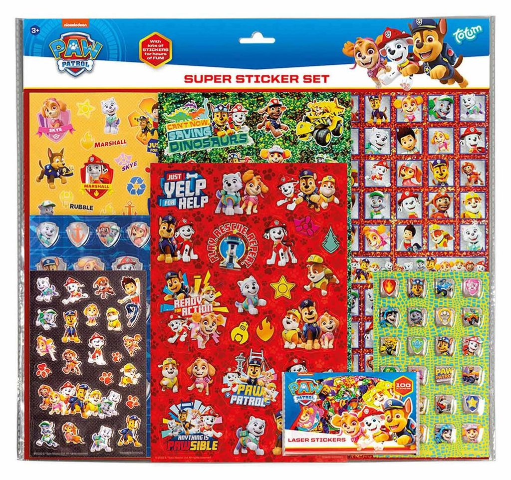 Super-Aufkleberset – Paw Patrol