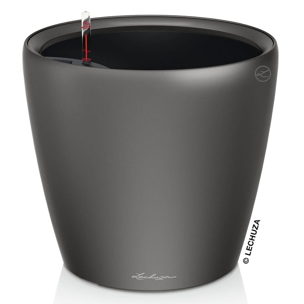 LECHUZA-Vase à plantes CLASSICO Premium LS 21 Anthracite Image du produit 