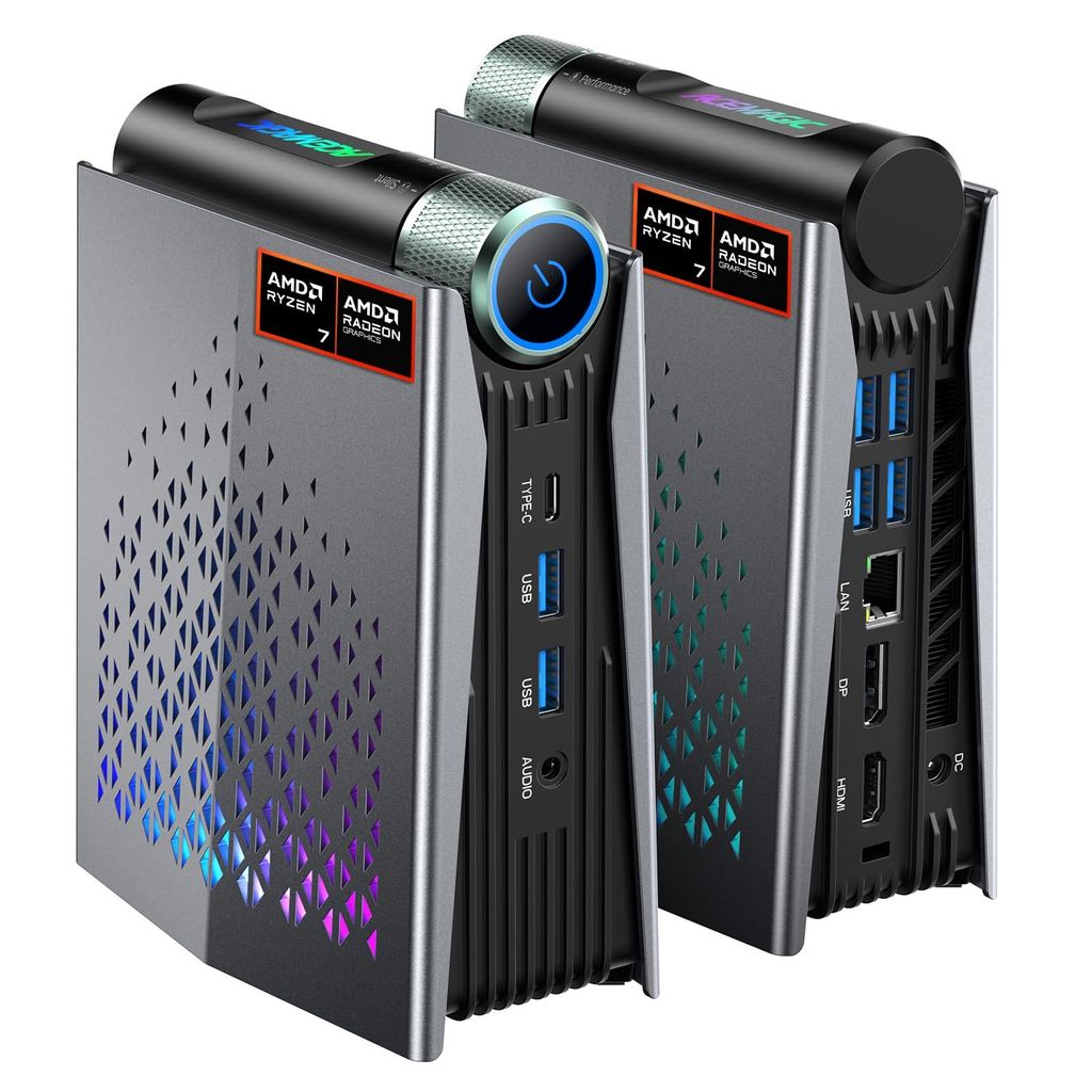 ACEMAGIC S3A Gaming Mini PC,AMD Ryzen 7 H 255(Bis zu 4,9 Produktbild 