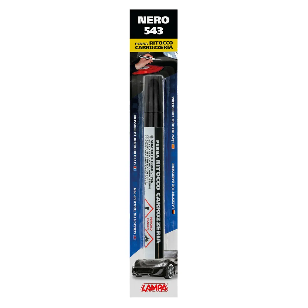 Penna Ritocco Carrozzeria Lampa 543 Nero - Riparazione Fai-da-te