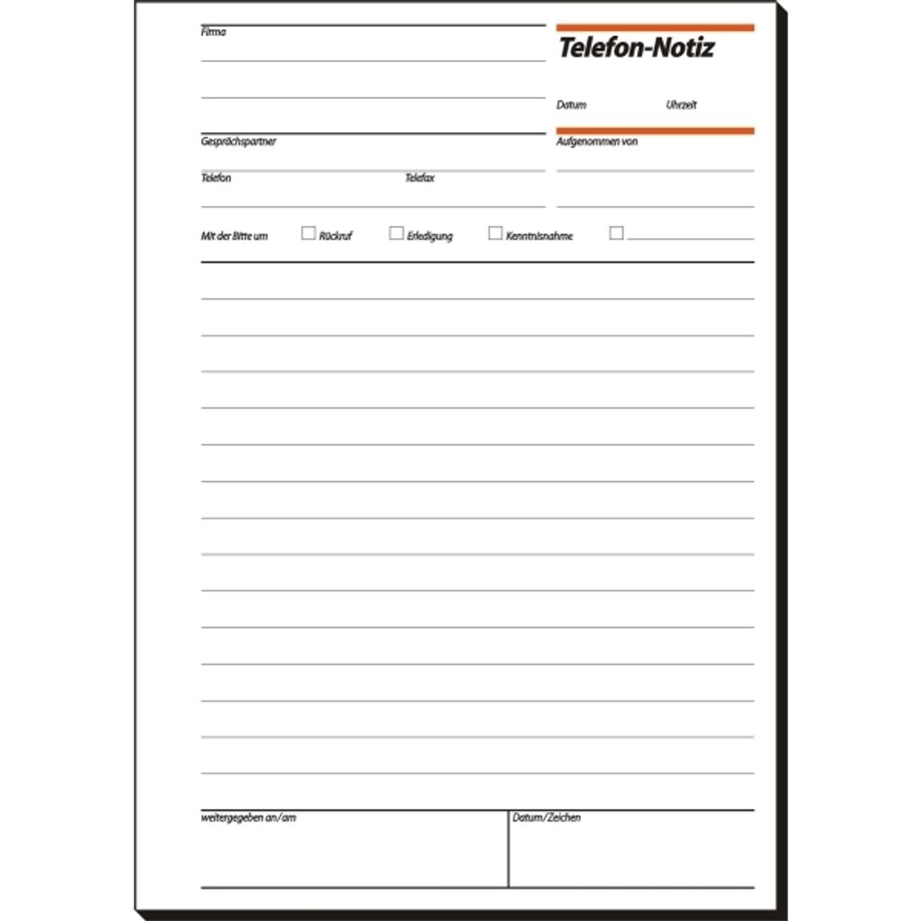 SIGEL TN515 Telefon-Notizen, A5, 50 Blatt