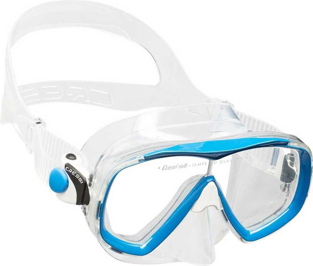 Cressi Estrella, Unisex, Universalgröße, Blau, Transparent, Produktbild 