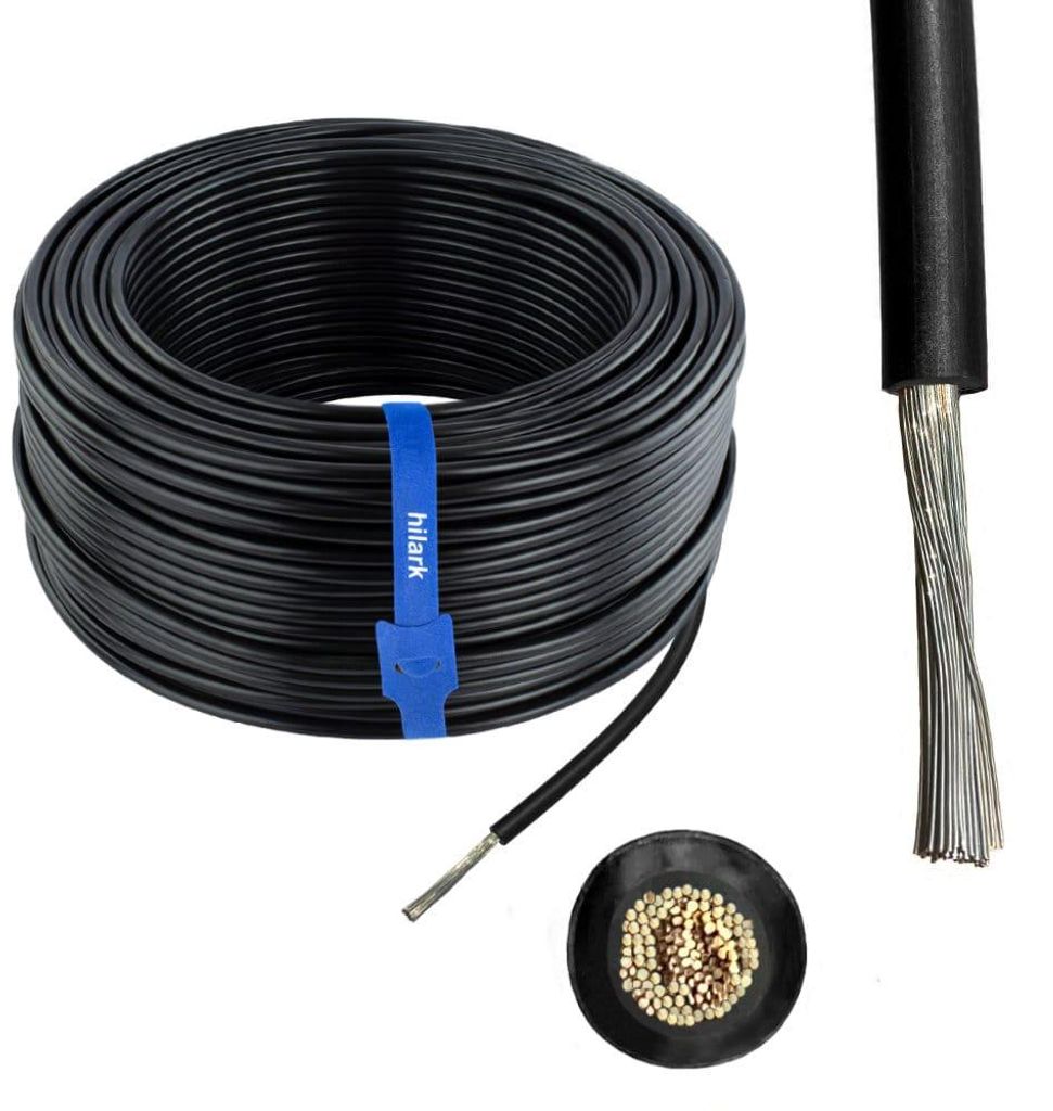 Solarkabel Photovoltaik schwarz 1x4mm² 50m