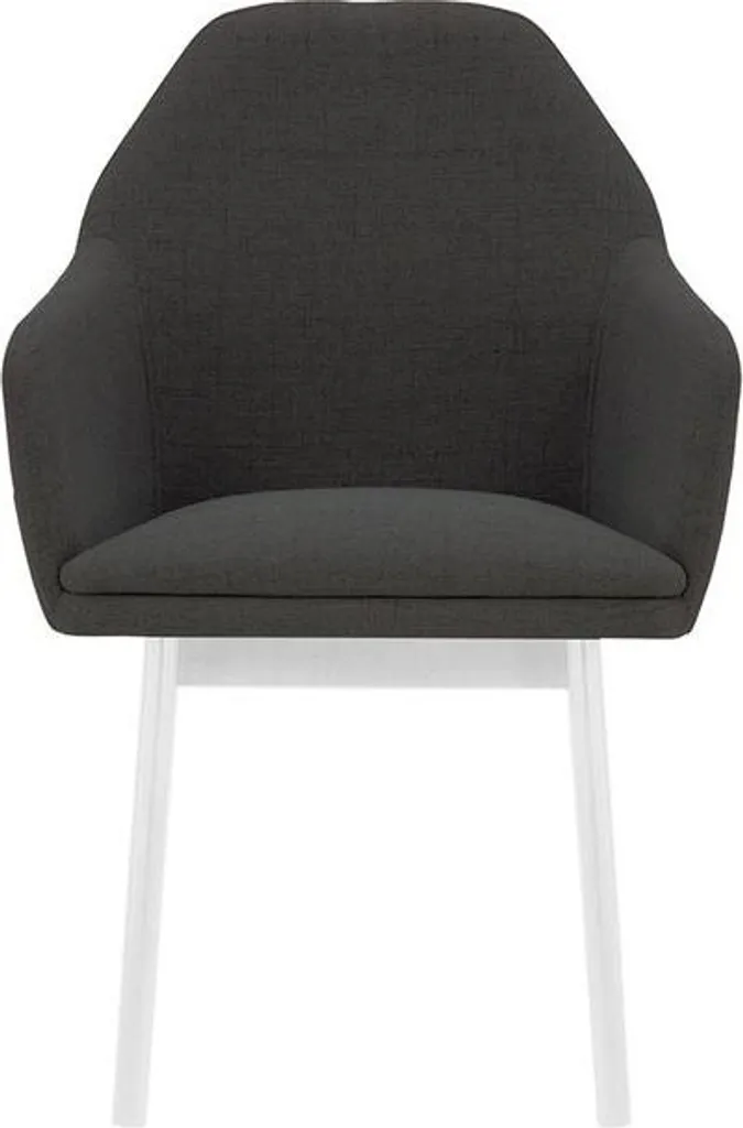 Chaise de salle à manger blanche Buzz-Cablo 16 au style contemporain