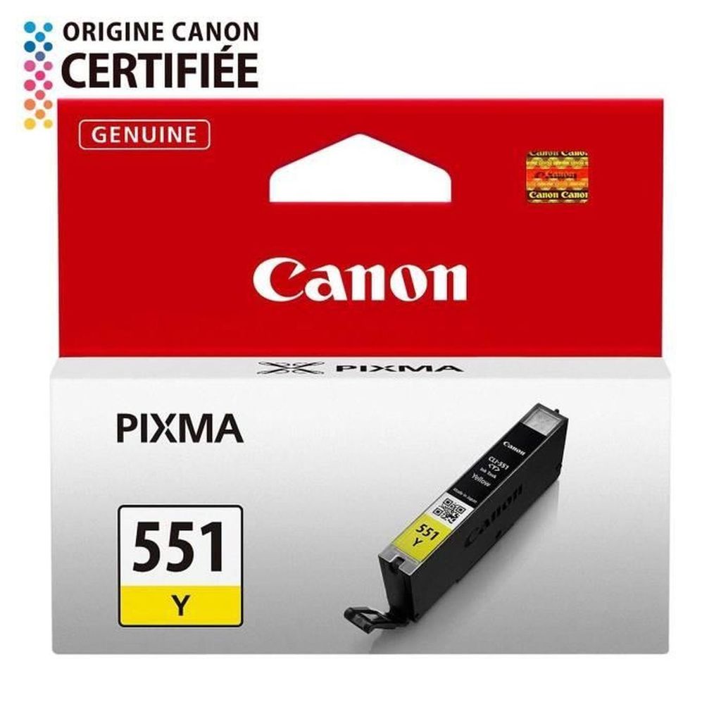 CANON CLI-551Y Yellow Ink Cartridge Immagine del prodotto 