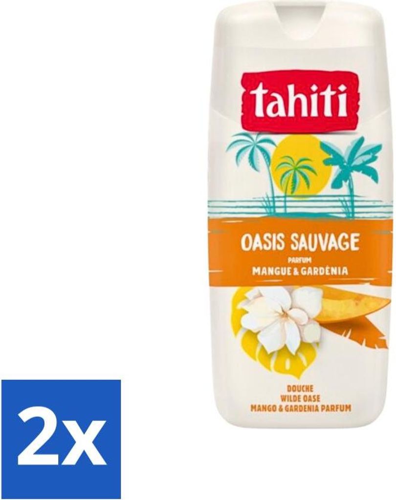 Tahiti - Duschgel - Wild Oasis - Mango & Gardenie - 315 ml - Vorteilspack - 2 Stücke