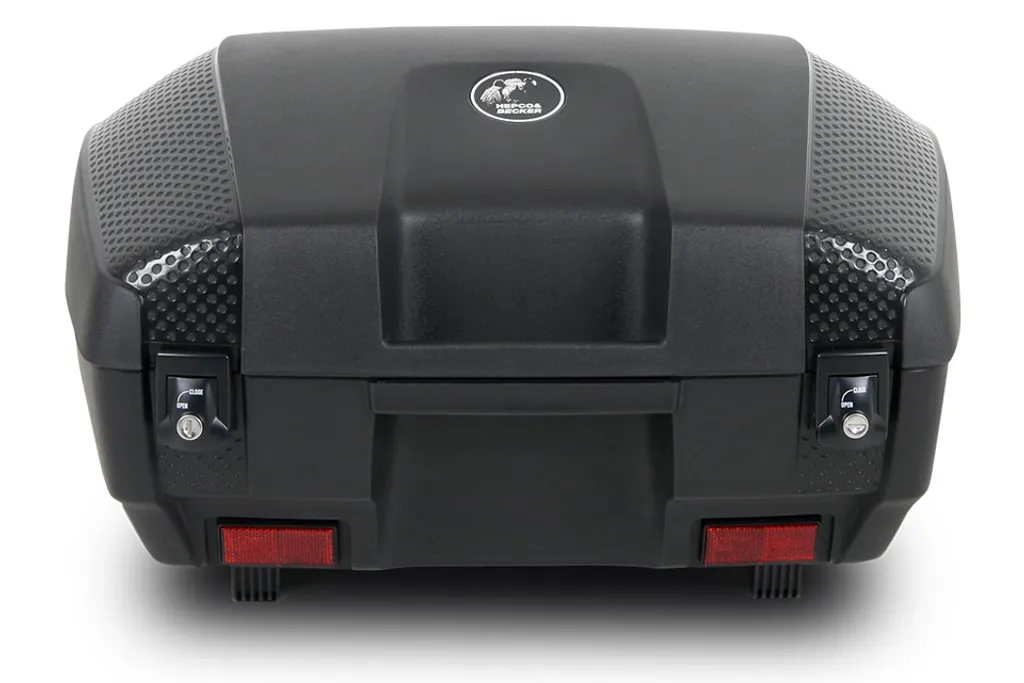Coffre de moto Hepco Becker Junior 610047 antichoc et étanche en noir
