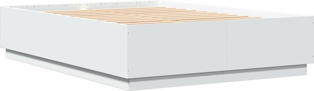 Bettgestell Weiß 150x200 cm Holzwerkstoff