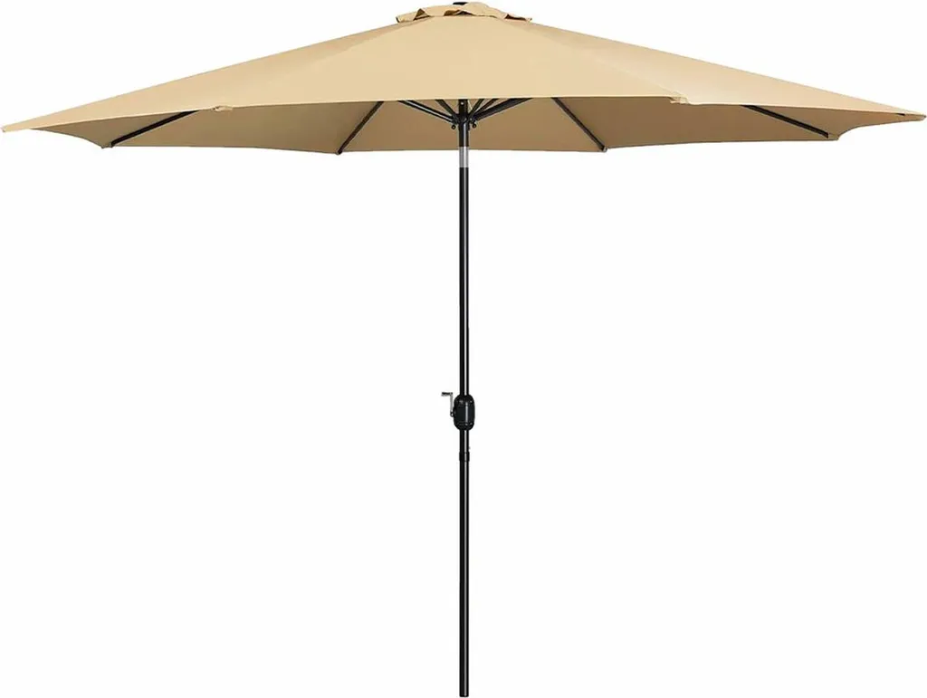 Marbueno Ombrellone da Giardino 3m Marrone - Design e Protezione UV