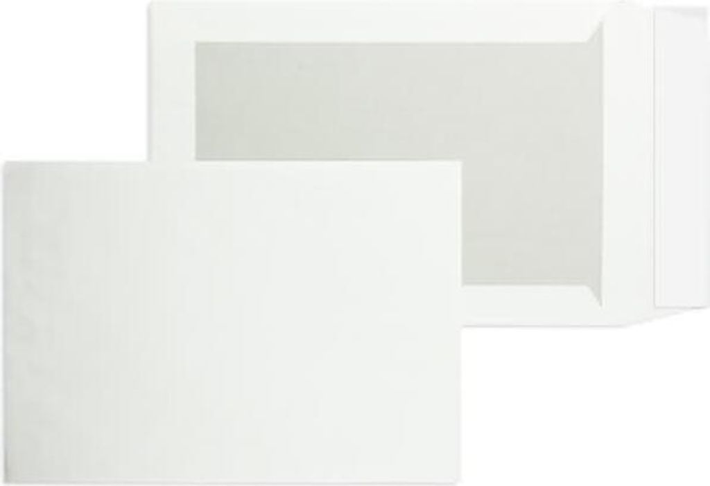 Versandtaschen B5 100g/qm HK Papprückwand VE=250 St. weiß Produktbild 
