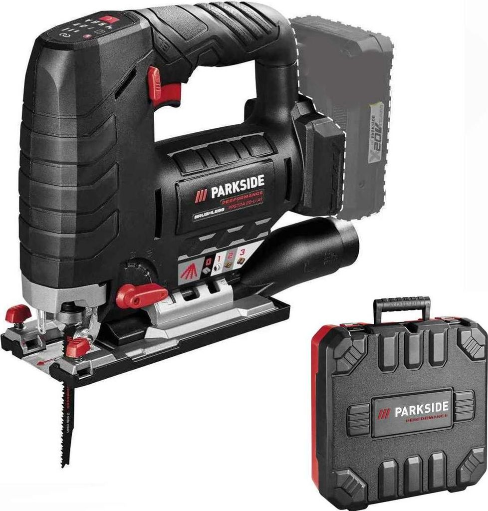 PARKSIDE PERFORMANCE 20 V Akku-Stichsäge PPSTDA 20-Li  ( Produktbild 