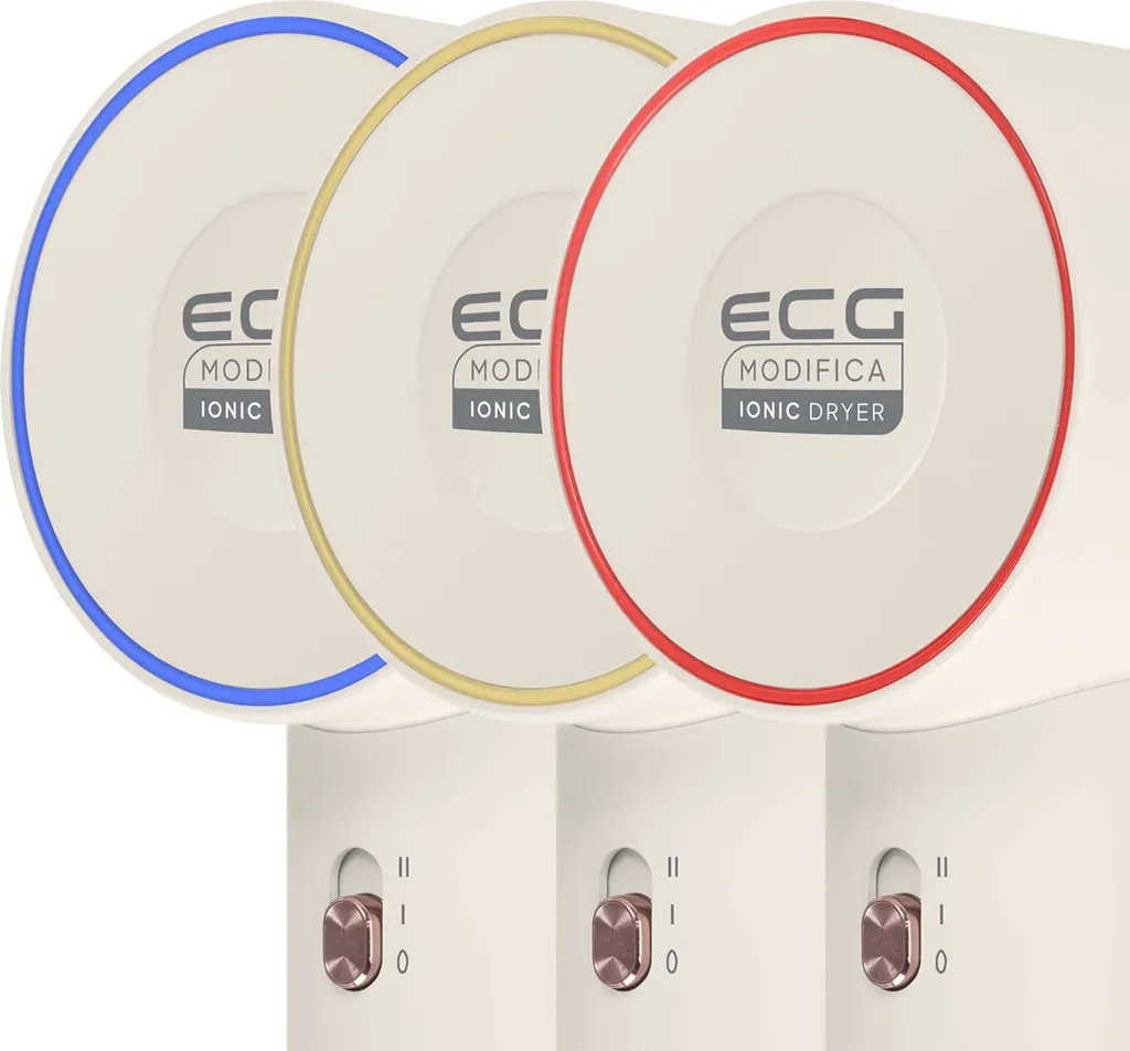 Sèche-cheveux ergonomique ECG Modifica Sonica pour brushing rapide