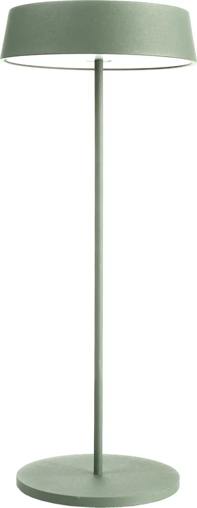 Lampe de Table Sans Fil Miram Set Vert en Aluminium avec Variateur Tactile