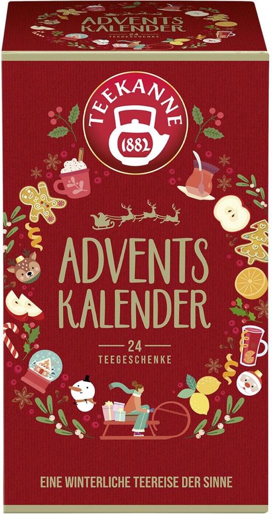 Herbaciany kalendarz adwentowy czarny 24szt Zdjęcie produktu 