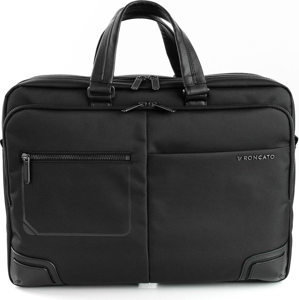 RONCATO Wall Street Cartella Two Wais 15,6' & Porta Doc Business Bag Black