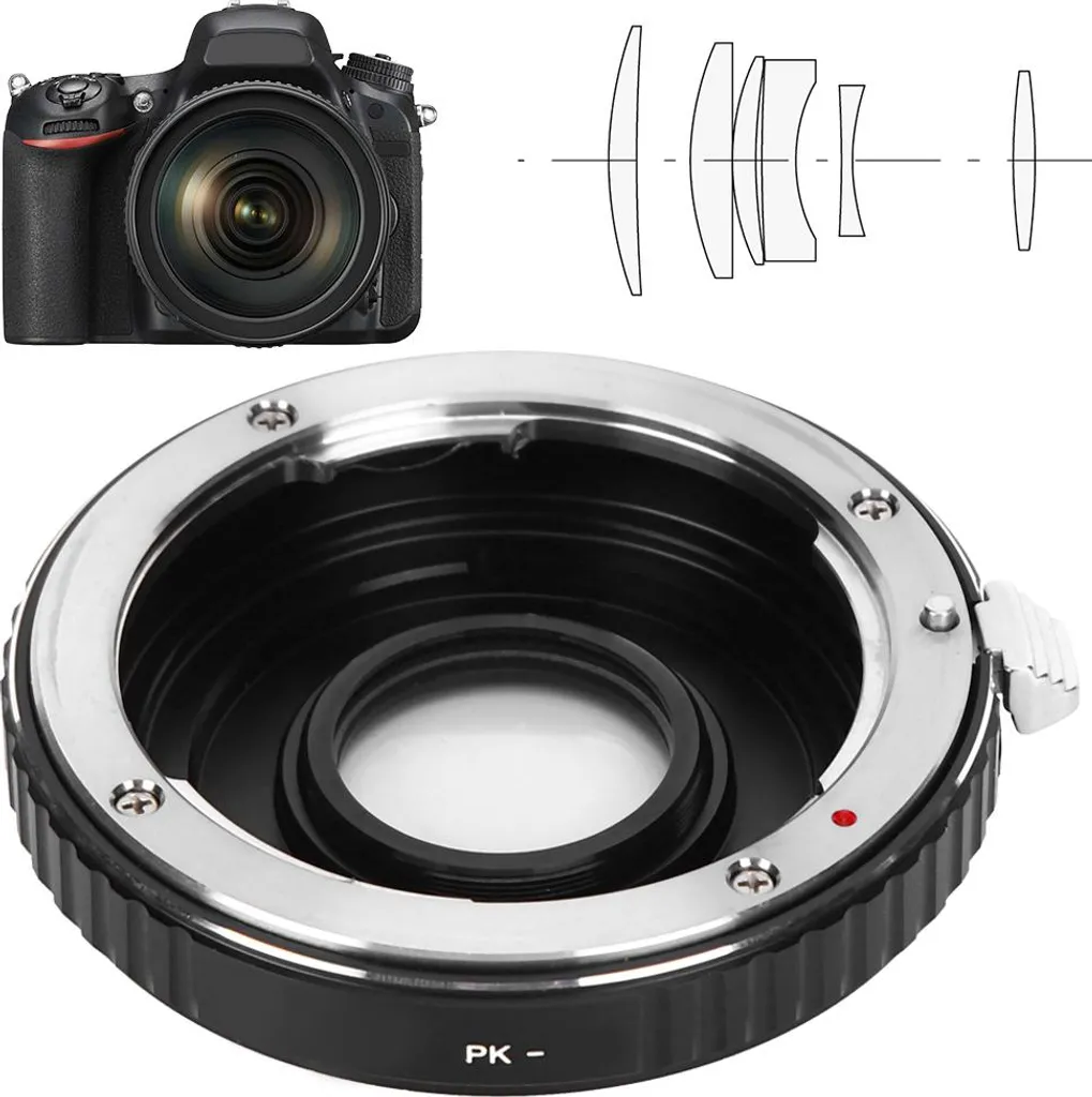 Solution pour monter objectifs Pentax sur Nikon F : Bague PK-NIK stable