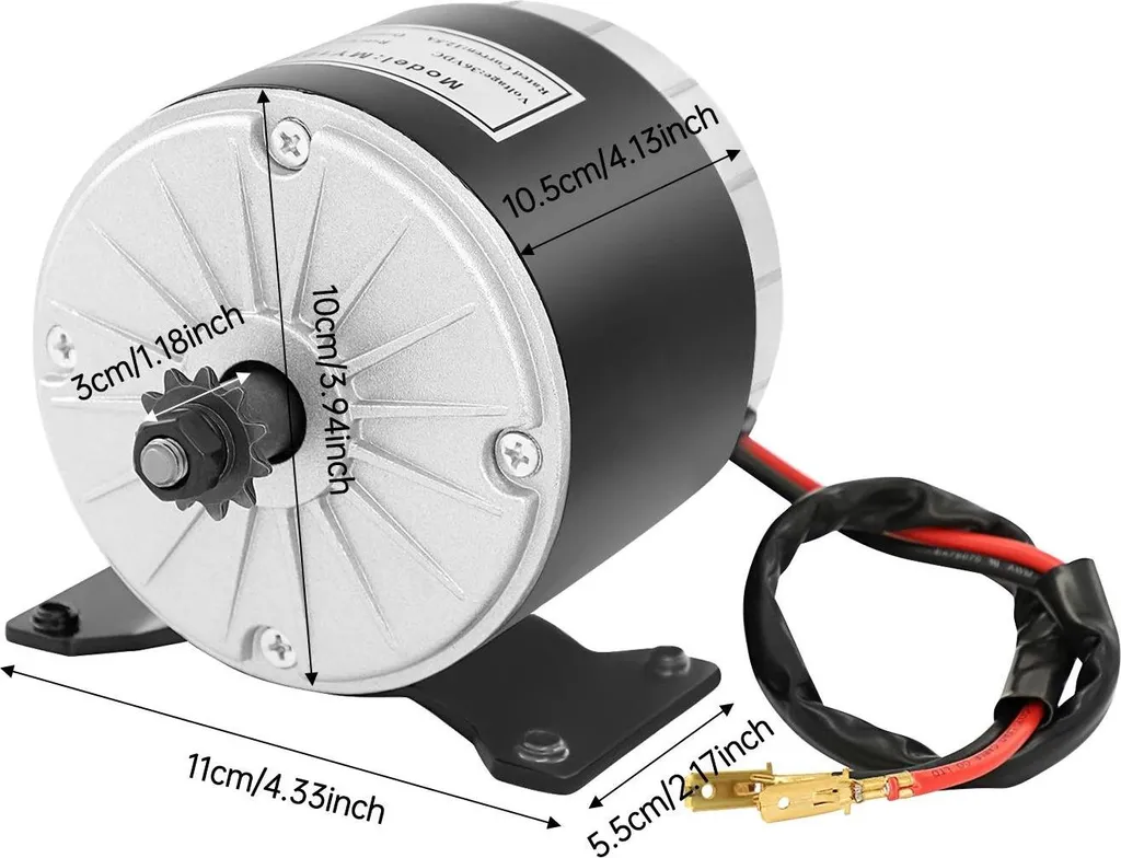 Moteur trottinette 350W robuste contre la surchauffe et perte de vitesse
