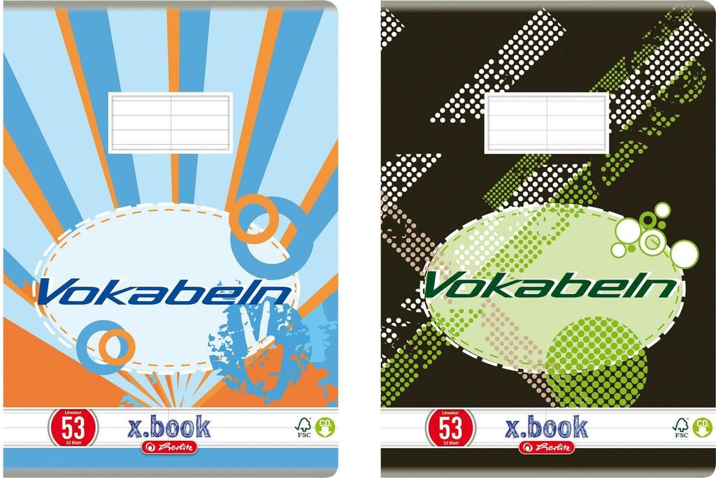 Herlitz 1960699, Blau, 32 Blätter, Liniertes Papier, A4, 80 Produktbild 