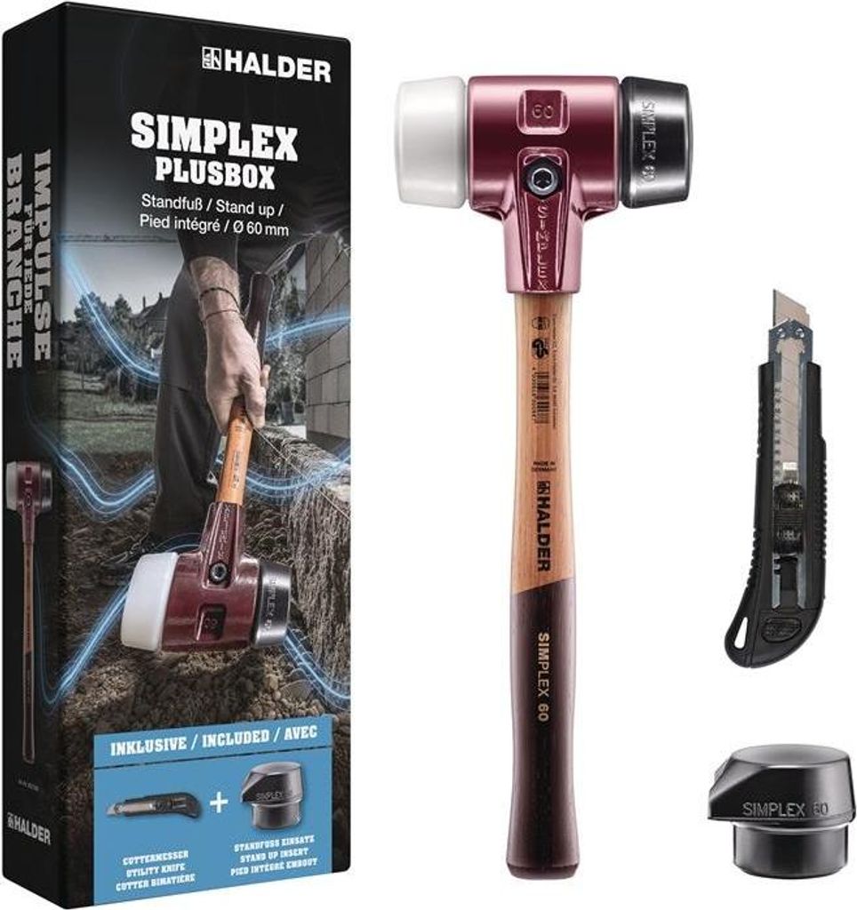 Zestaw startowy SIMPLEX-Plusbox, młotek SIMPLEX z miękką Zdjęcie produktu 