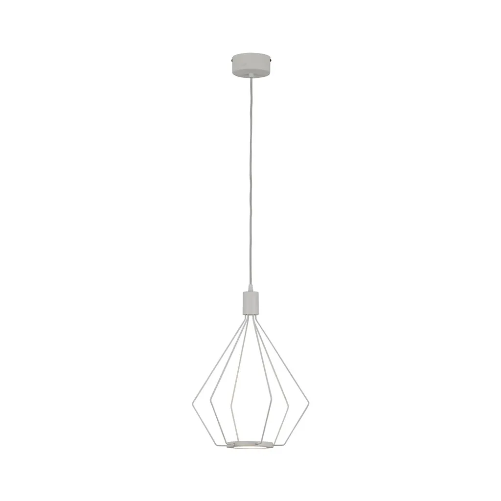 Eglo CADOS 39319 Lampadario LED Bianco | Risparmio Energetico 3000K