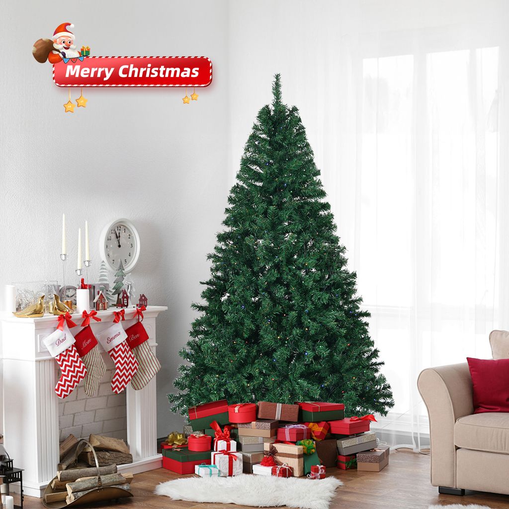 Künstlicher Weihnachtsbaum 180cm Tannenbaum mit Beleuchtung Produktbild 2