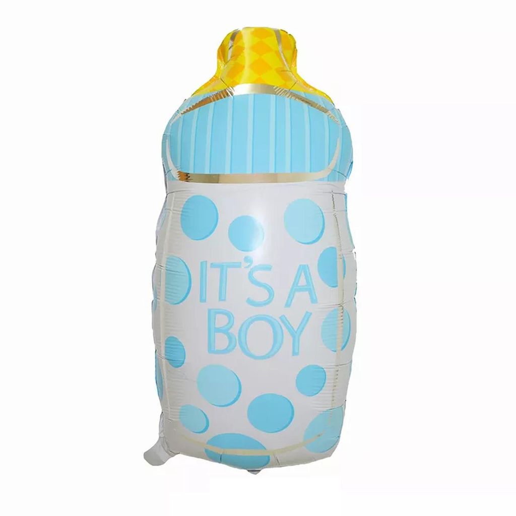 Folienballon Baby Boy, Flasche - è un maschio, ca. 40 x 78 Immagine del prodotto 