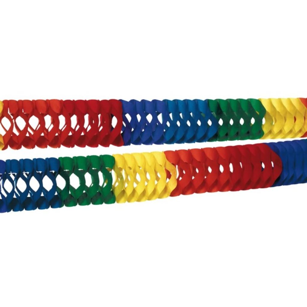 Girlande 2,5m Regenbogen 2 Stück