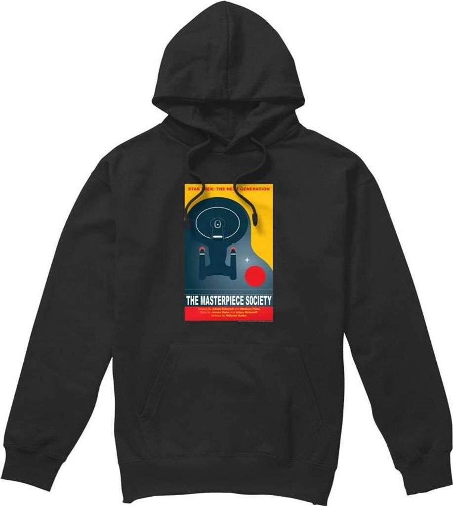 Star Trek - "The Next Generation Season 5 Episode 13" Kapuzenpullover für Herren TV7999 (M) (Schwarz)