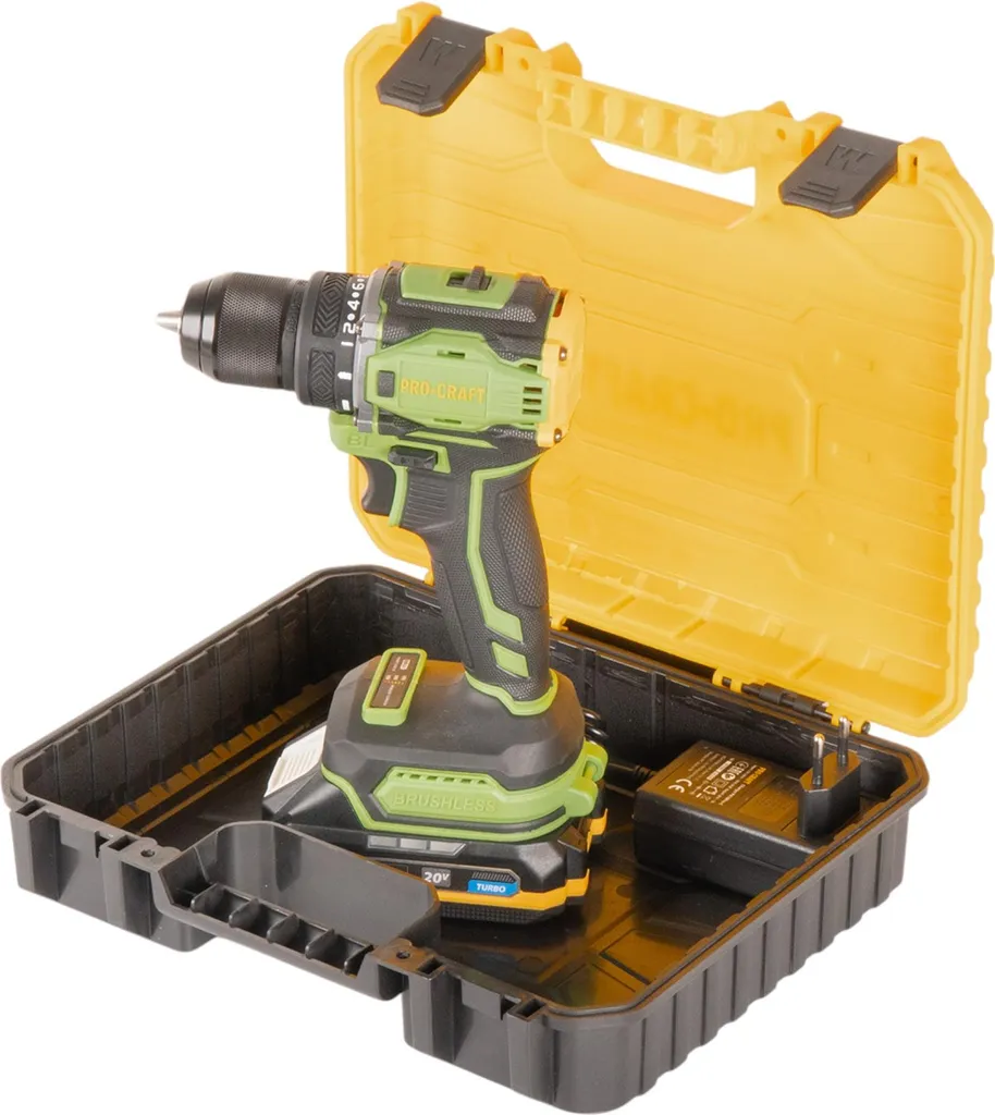 Avvitatore a batteria Procraft PA18Pro 20 V 30 Nm Brushless + 1x batteria 1,5 Ah + caricabatteria + valigetta - 3