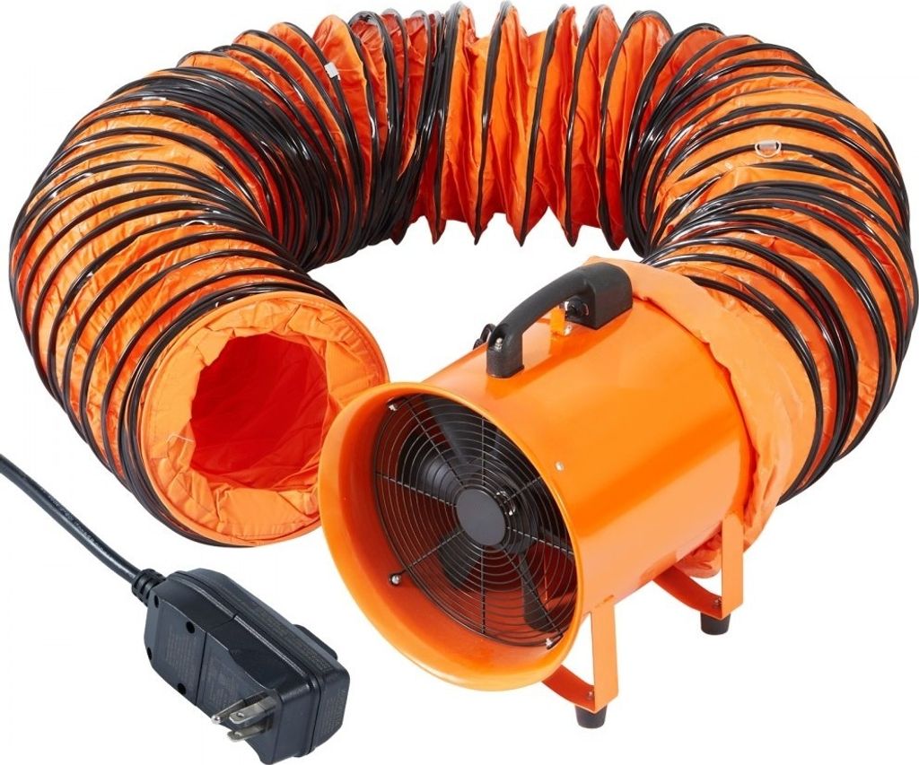 Stavební ventilátor 900 W střídavý motor stavební Obrázek produktu 