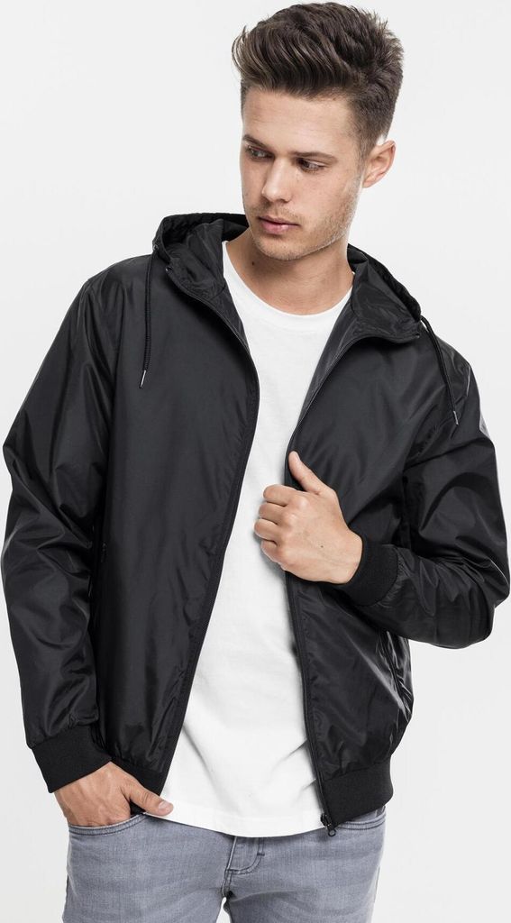 Urban Classics TB160 | Herren Windbreaker wingeschützt - Farbe: Black - Größe: 4XL