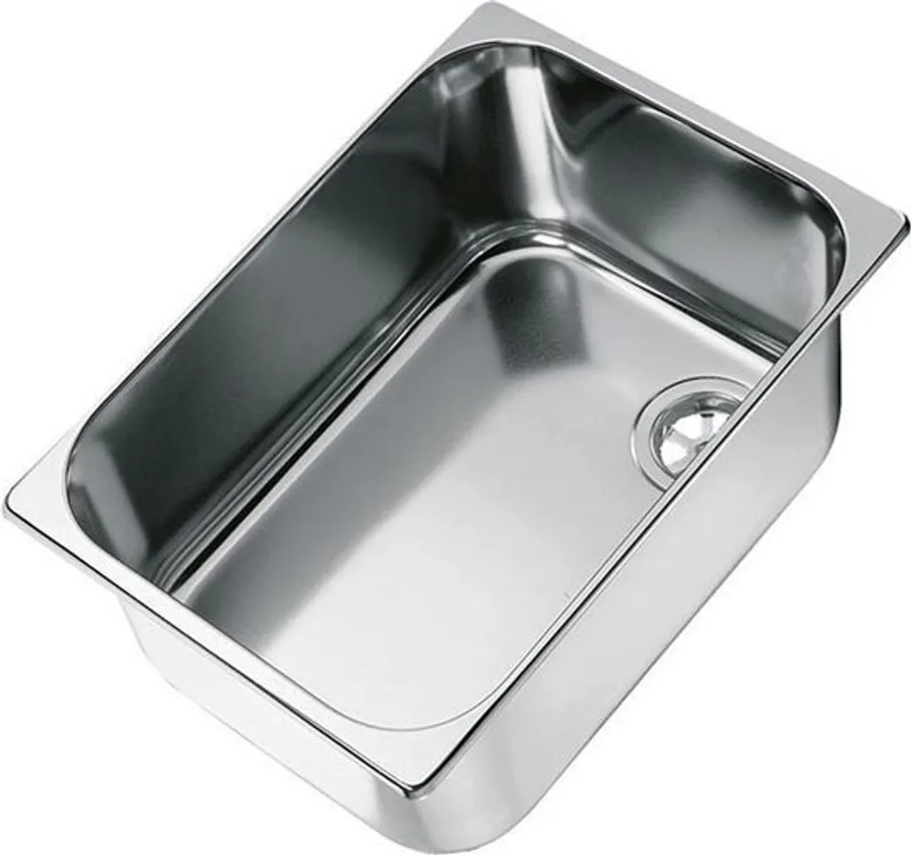 Évier Inox Satiné CAN LA1400 Petit Format 320x260 mm Haute Qualité