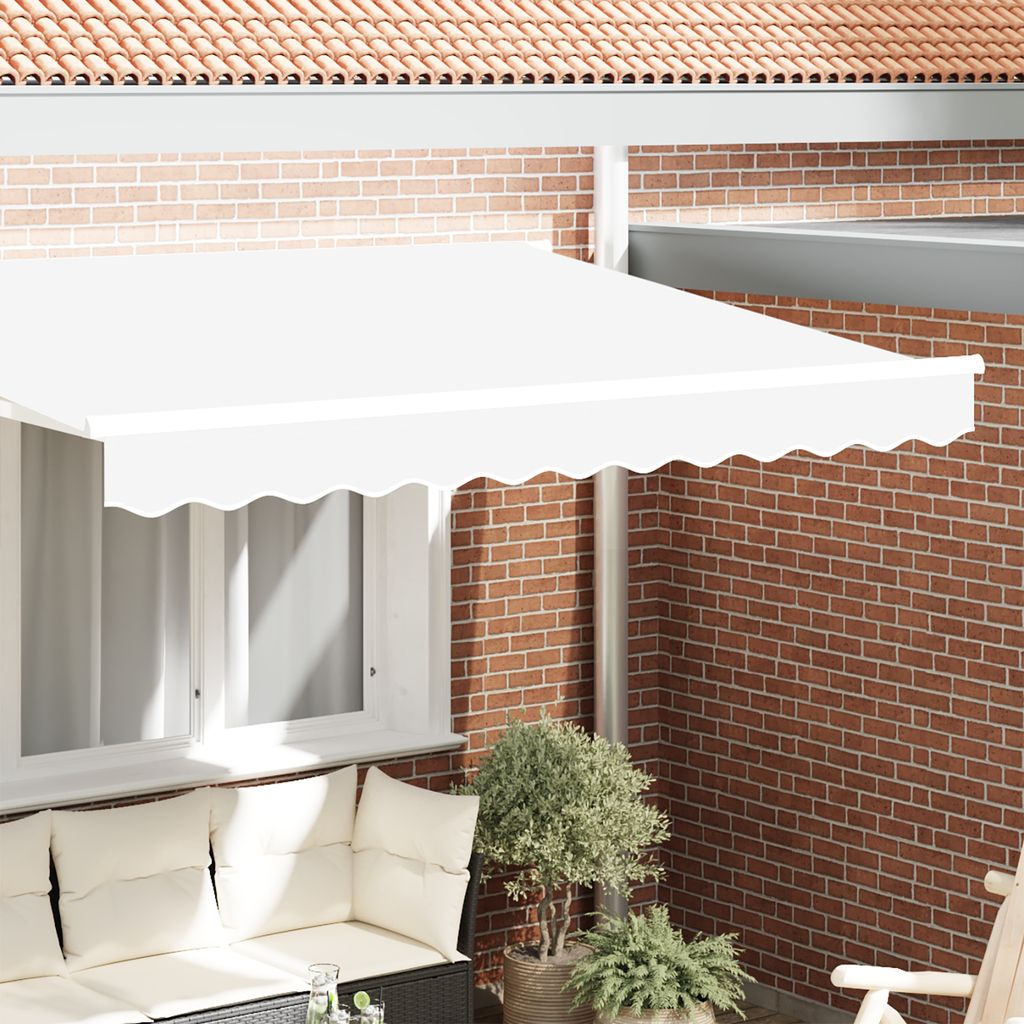 Markisenverkleidung für 3 m Rahmen Weiß 2.8x0.2 m, Markisen DesignMöbel Neu