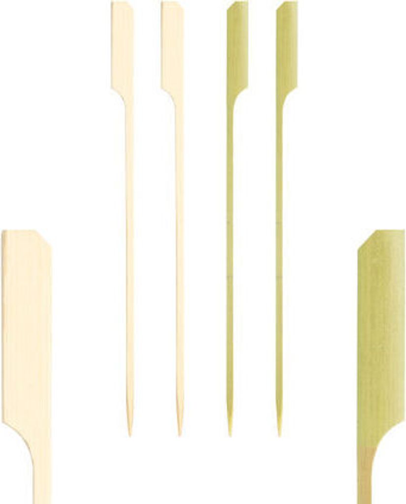 250x Fingerfood Spieße "Golf" aus Bambus 18cm